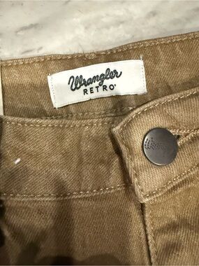 Wrangler Retro Bailey Tan Denim Jeans NWT